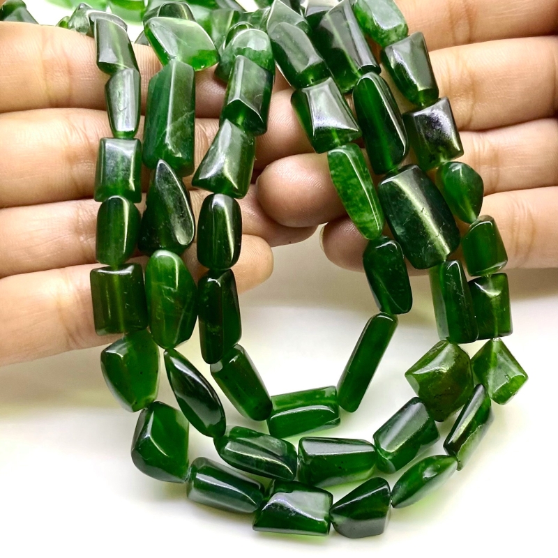 Serpentine 8-20mm Smooth Nugget Shape AA Grade Gemstone Beads Strand - Total 1 Strand of 19 Inch.