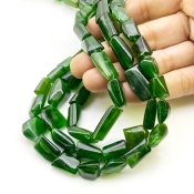 Serpentine 8-20mm Smooth Nugget Shape AA Grade Gemstone Beads Strand - Total 1 Strand of 19 Inch.