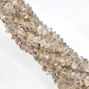 Herkimer Diamond 7.5-12mm Faceted Nugget A Grade Gemstone Beads Lot - 155137
