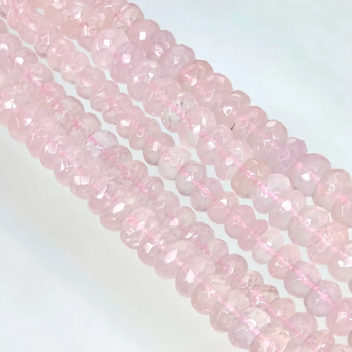 Natural Aa Rose Quartz Round Beads 6mm 8mm 10mm Faceted Beads