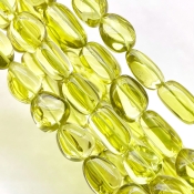 Lemon Quartz 13-19mm Smooth Nugget Shape AAA Grade Gemstone Beads Strand - Total 1 Strand of 17 Inch.