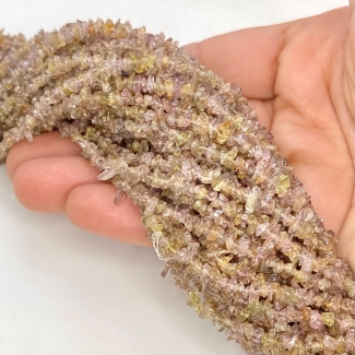 Color Change Garnet 3-6mm Tumbled Chip Shape AA Grade Gemstone Beads Strand - Total 1 Strand of 34 Inch.