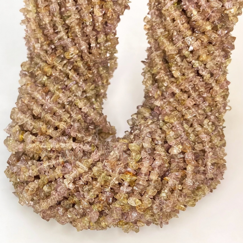 Color Change Garnet 3-6mm Tumbled Chip Shape AA Grade Gemstone Beads Strand - Total 1 Strand of 34 Inch.