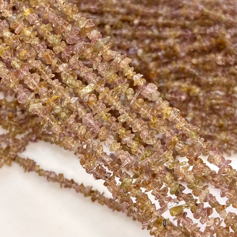 Color Change Garnet 3-6mm Tumbled Chip Shape AA Grade Gemstone Beads Strand - Total 1 Strand of 34 Inch.