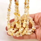 Ethiopian Opal 4-6mm Smooth Un-Cut Shape AA+ Grade Gemstone Beads Lot - Total 3 Strands of 16 Inch.