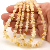 Ethiopian Opal 4-6mm Smooth Un-Cut Shape AA+ Grade Gemstone Beads Lot - Total 3 Strands of 16 Inch.