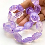 Lavender Quartz 18-31mm Smooth Nugget Shape AAA Grade Gemstone Beads Strand - Total 1 Strand of 18 Inch.