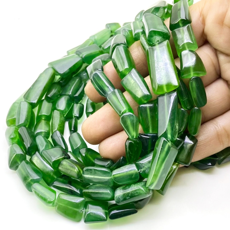 Serpentine 8-20mm Smooth Nugget Shape AA Grade Gemstone Beads Strand - Total 1 Strand of 19 Inch.