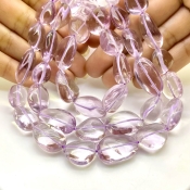 Pink Amethyst 13-24mm Smooth Nugget Shape AA Grade Gemstone Beads Strand - Total 1 Strand of 16 Inch.