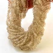 Golden Rutile 5-5.5mm Smooth Round Shape A Grade Gemstone Beads Lot - Total 14 Strands of 13 Inch.