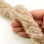 Golden Rutile 5-5.5mm Smooth Round Shape A Grade Gemstone Beads Lot - Total 14 Strands of 13 Inch.