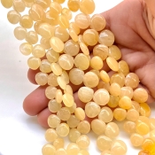 Agate 8-12mm Smooth Heart Shape A+ Grade Gemstone Beads Lot - Total 5 Strands of 8 Inch.