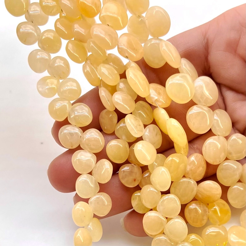 Agate 8-12mm Smooth Heart Shape A+ Grade Gemstone Beads Lot - Total 5 Strands of 8 Inch.