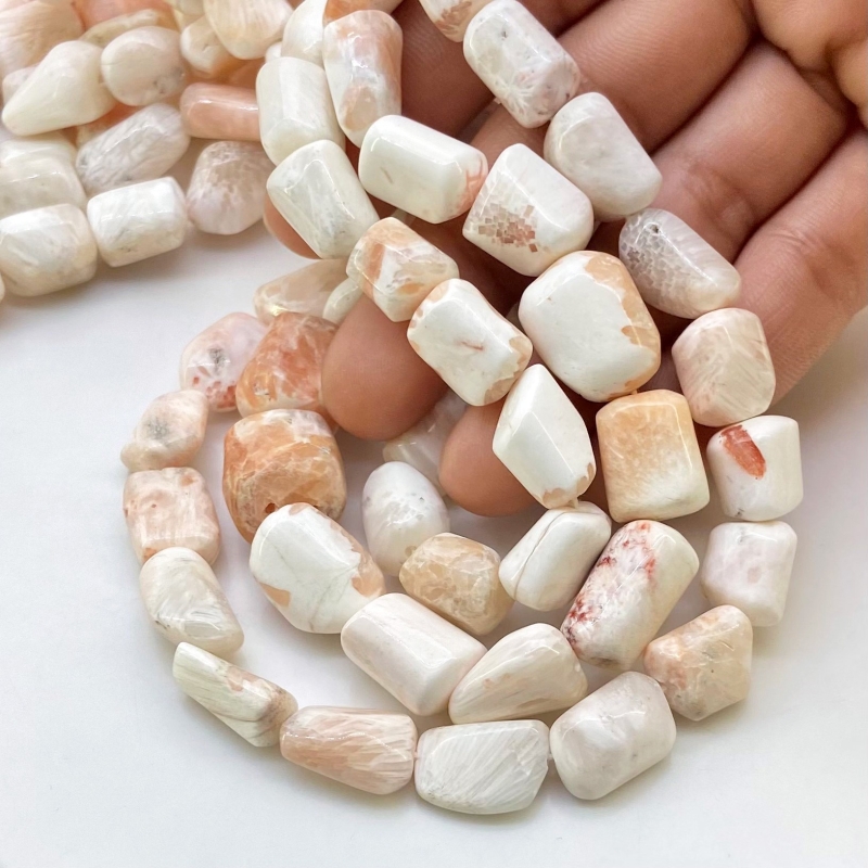 Agate 10-20mm Smooth Nugget Shape AA+ Grade Gemstone Beads Lot - Total 6 Strands of 20 Inch.