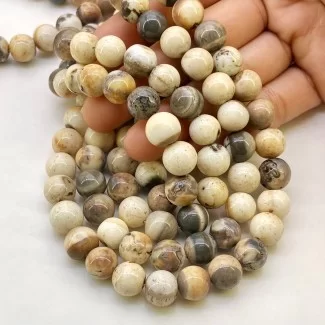 Agate 9.5-10mm Smooth Round Shape A Grade Gemstone Beads Lot - Total 9 Strands of 16 Inch.