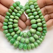 Chrysoprase 5.5-12mm Faceted Rondelle Shape AA Grade Gemstone Beads Strand - Total 1 Strand of 16 Inch.