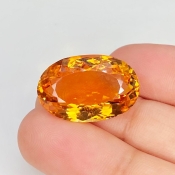 Citrine 21.5x14mm Faceted Oval AAA Grade Loose Gemstone - 158777