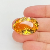 Citrine 23x16mm Faceted Oval AAA Grade Loose Gemstone - 158779