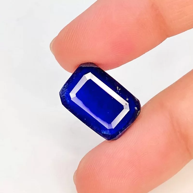  10.41 Cts. Blue Sapphire 16x11mm Faceted Octagon Shape A+ Grade Loose Gemstone - Total 1 Pc.