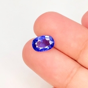 Blue Sapphire 6.31x9.05mm Faceted Oval AA Grade Loose Gemstone - 153568