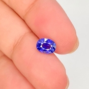 Blue Sapphire 5.23x6.98mm Faceted Oval AAA Grade Loose Gemstone - 153573