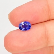 Blue Sapphire 5.23x6.98mm Faceted Oval AAA Grade Loose Gemstone - 153573