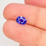 Blue Sapphire 5.23x6.98mm Faceted Oval AAA Grade Loose Gemstone - 153573