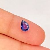 Blue Sapphire 5.08X7.11mm Faceted Pear AAA Grade Loose Gemstone - 153581