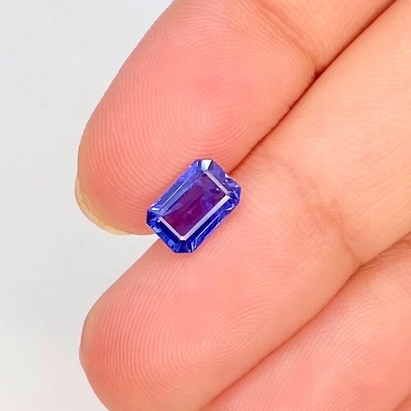 Blue Sapphire 5.15X7.67mm Step Cut Octagon AA+ Grade Loose Gemstone - 153583