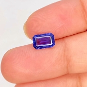 Blue Sapphire 5.15X7.67mm Step Cut Octagon AA+ Grade Loose Gemstone - 153583
