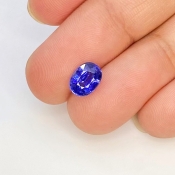 Blue Sapphire 7.45x5.65mm Faceted Oval AAA Grade Loose Gemstone - 157677
