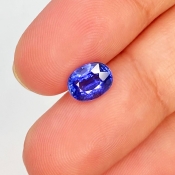 Blue Sapphire 7.45x5.65mm Faceted Oval AAA Grade Loose Gemstone - 157677