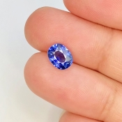 Blue Sapphire 7.33x5.69mm Faceted Cushion AA+ Grade Loose Gemstone - 157678