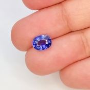 Blue Sapphire 7.33x5.69mm Faceted Cushion AA+ Grade Loose Gemstone - 157678