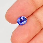 Blue Sapphire 7.02x5.91mm Faceted Cushion AAA+ Grade Loose Gemstone - 157685
