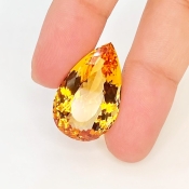 Citrine 26x16mm Faceted Pear AAA Grade Loose Gemstone - 158783