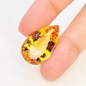 Citrine 26x16mm Faceted Pear AAA Grade Loose Gemstone - 158783