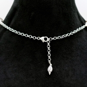 Golden Rutile Smooth Round Shape Gemstone Beads Necklace