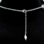 Multi Stones Hand Crafted Nuggets  Shape Gemstone Beads Necklace