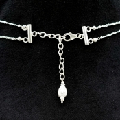 Hessonite Garnet Smooth Rondelle Shape Gemstone Beads Necklace