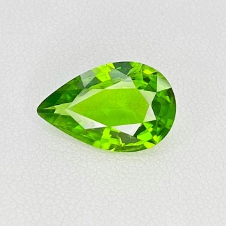 5.16 Cts. Peridot 14.98x9.66mm Faceted Pear Shape AAA Grade Loose Gemstone - Total  1 Pc.