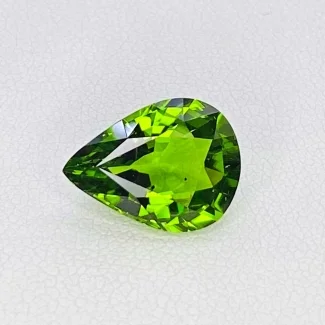 5.16 Cts. Peridot 13.43x9.98mm Faceted Pear Shape AAA Grade Loose Gemstone - Total  1 Pc.