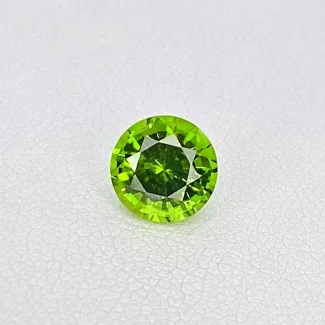 1.87 Cts. Peridot 7.5mm Faceted Round Shape AAA Grade Loose Gemstone - Total  1 Pc.
