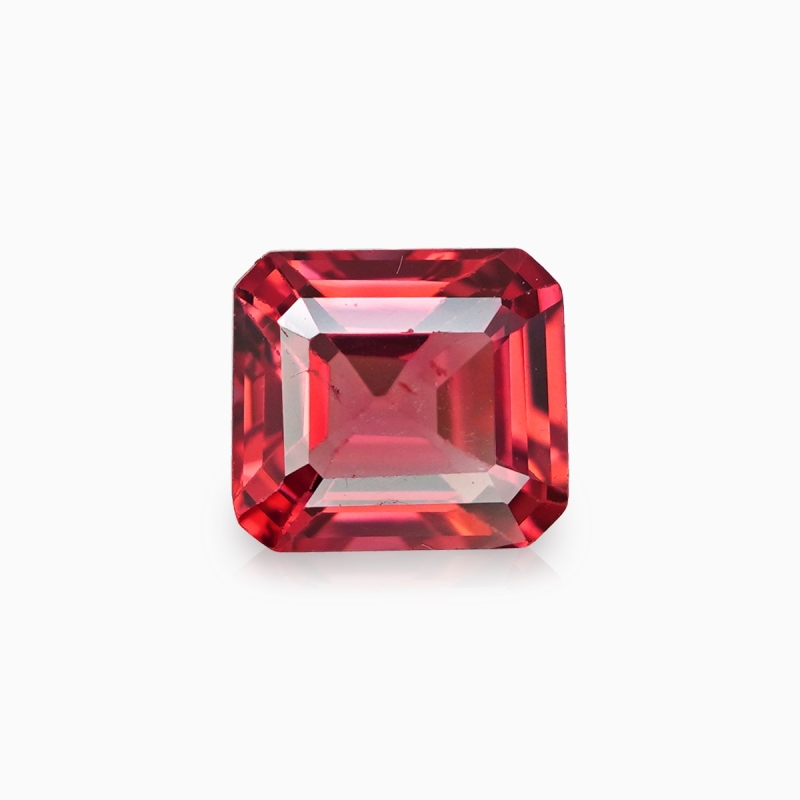1.14 Cts. Red Spinel 6.11x5.48mm Faceted Octagon Shape AAA Grade Loose Gemstone - Total  1 Pc.