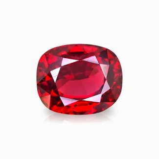 2.1 Cts. Red Spinel 7.87x6.48mm Faceted Cushion Shape AAA Grade Loose Gemstone - Total  1 Pc.