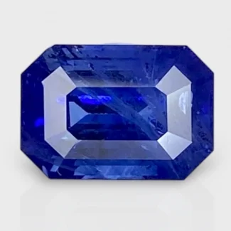 6.53 Cts. Blue Sapphire 11.70x8.20mm Step Cut Octagon Shape AA Grade Loose Gemstone - Total 1 Pc.