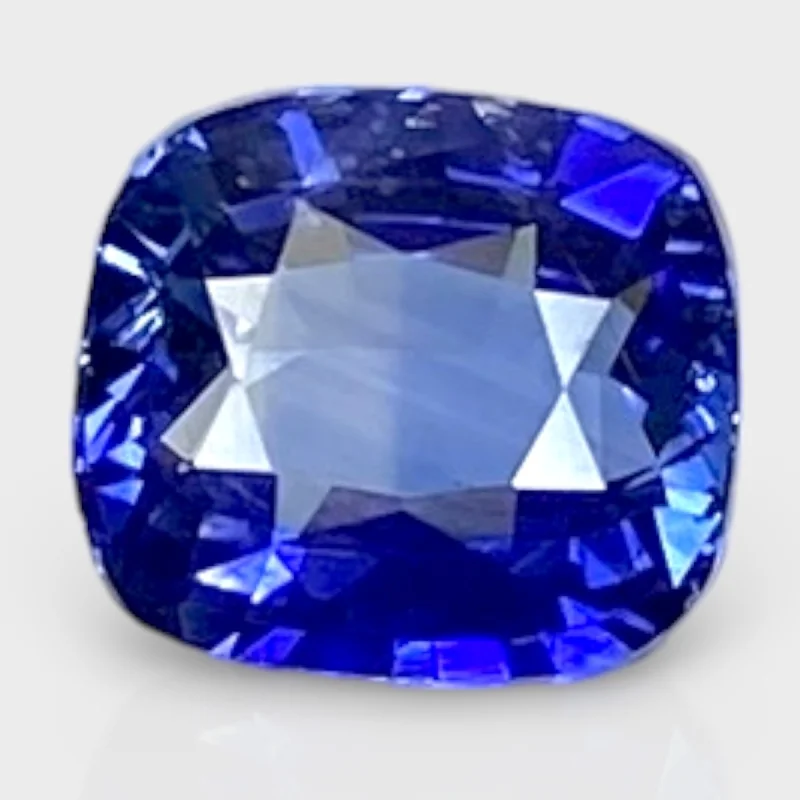 1.75 Cts. Blue Sapphire 7.10x6.30mm Faceted Cushion Shape A+ Grade Loose Gemstone - Total 1 Pc.