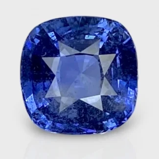 4.2 Cts. Blue Sapphire 8.8mm Faceted Cushion Shape AA+ Grade Loose Gemstone - Total 1 Pc.