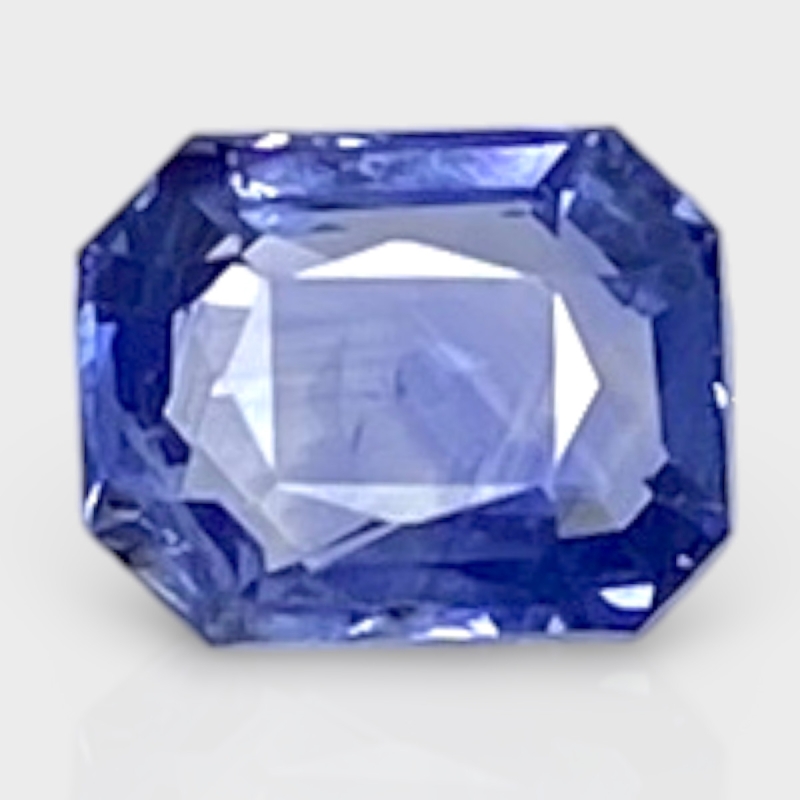 1.31 Cts. Blue Sapphire 6.80x5.50mm Step Cut Octagon Shape A+ Grade Loose Gemstone - Total 1 Pc.