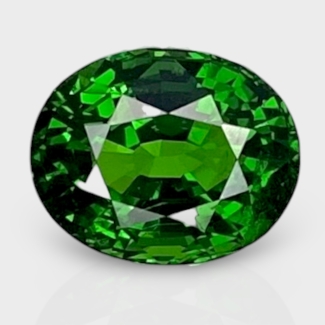 4.51 Cts. Tsavorite Garnet 10.15x8.20mm Faceted Oval Shape AAA+ Grade Loose Gemstone - Total 1 Pc.